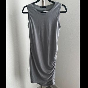 NWT Grey Fitted Casual Tank Dress